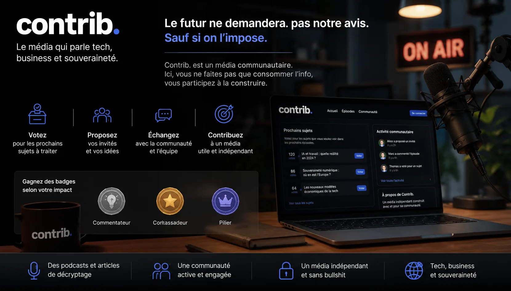 Contrib. : quand les médias doivent évoluer avec les communautés