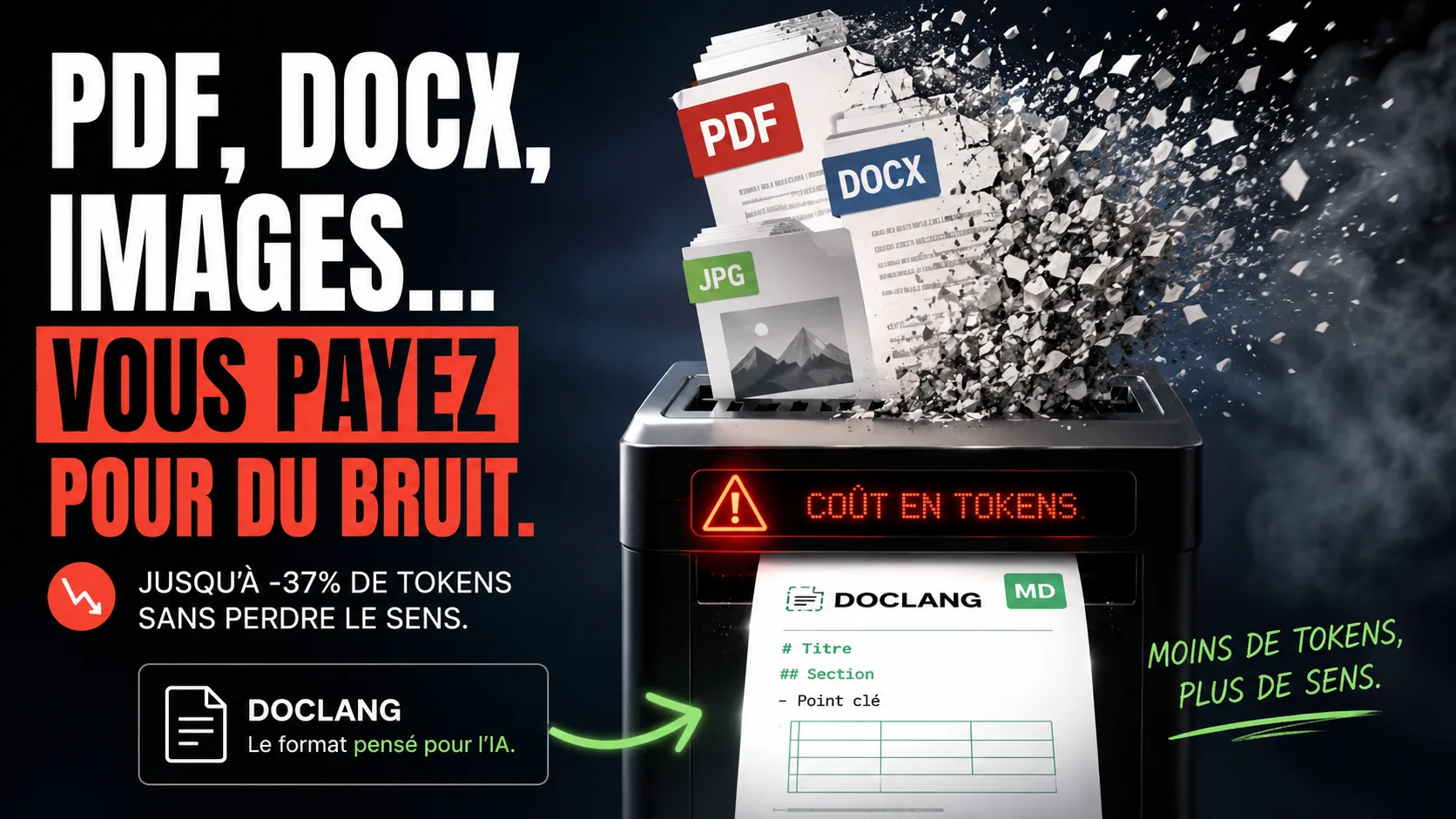 Comparaison des formats de fichiers et leur efficacité pour les modèles de langage